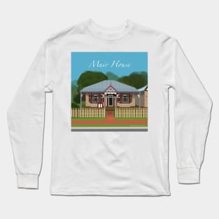 Muir House Historic Architecture Berry Long Sleeve T-Shirt